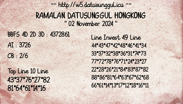 Prediksi Hongkong