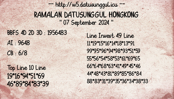 Prediksi Hongkong