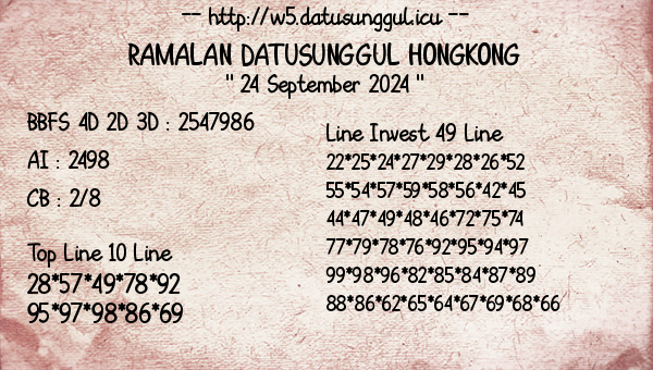 Prediksi Hongkong